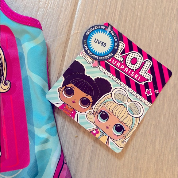 NWT LOL Swimsuit and Bow Set - Picture 6 of 8